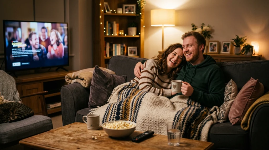 Cozy Cuddle Comedy