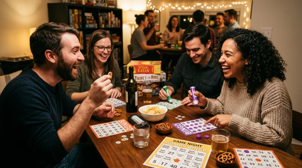 Game Night Bingo Humor