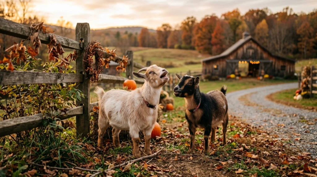 Seasonal Goat Giggles