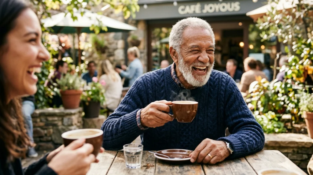 Grandpa Coffee Laughs