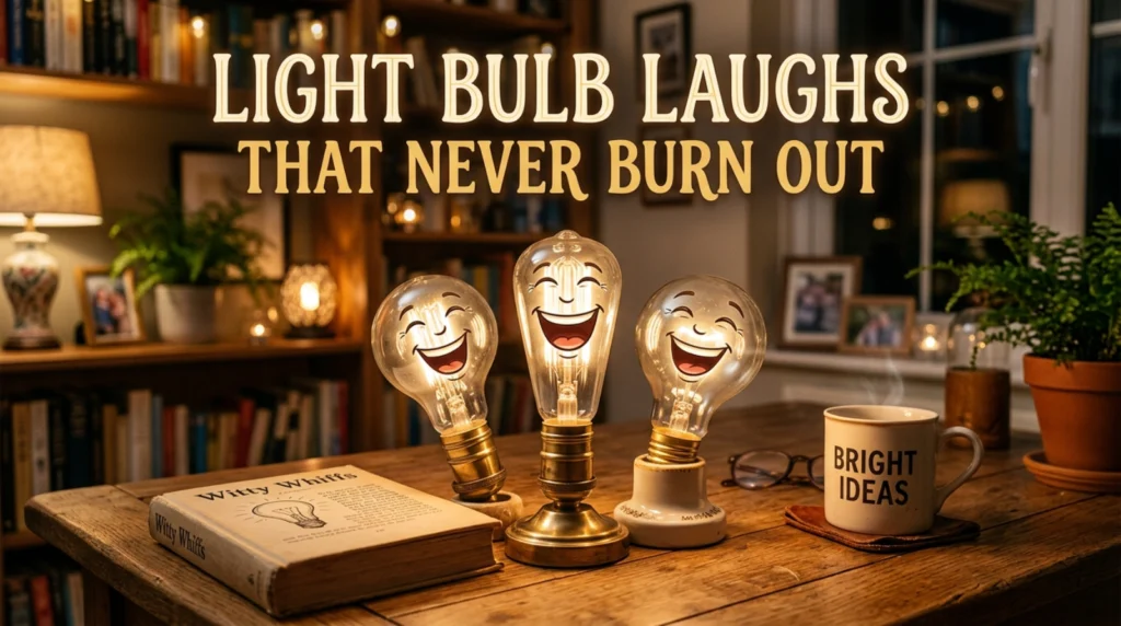 Light Bulb Laughs That Never Burn Out
