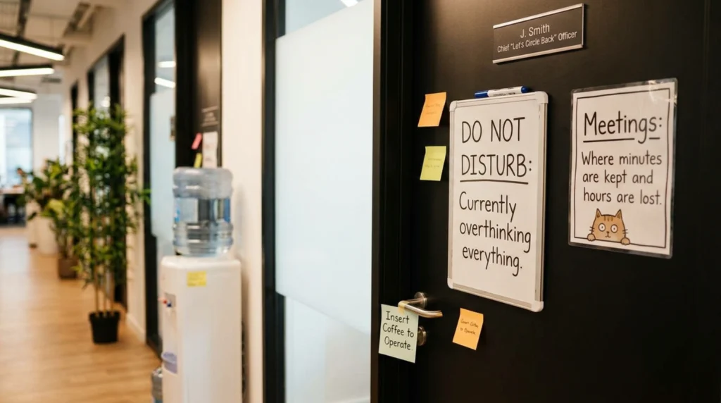 Office Door Humor For Workday Smiles