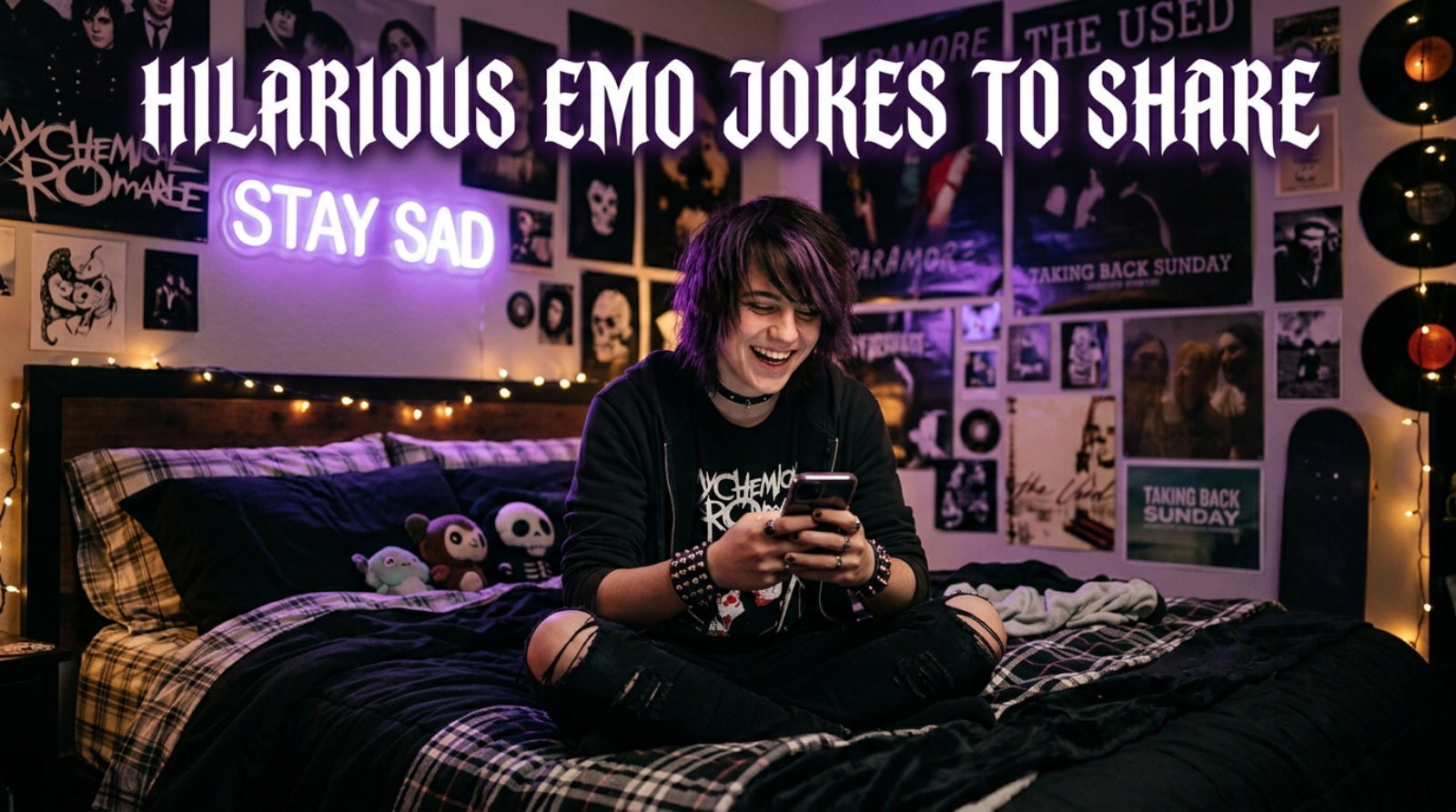 Hilarious Emo Jokes to Share one liner