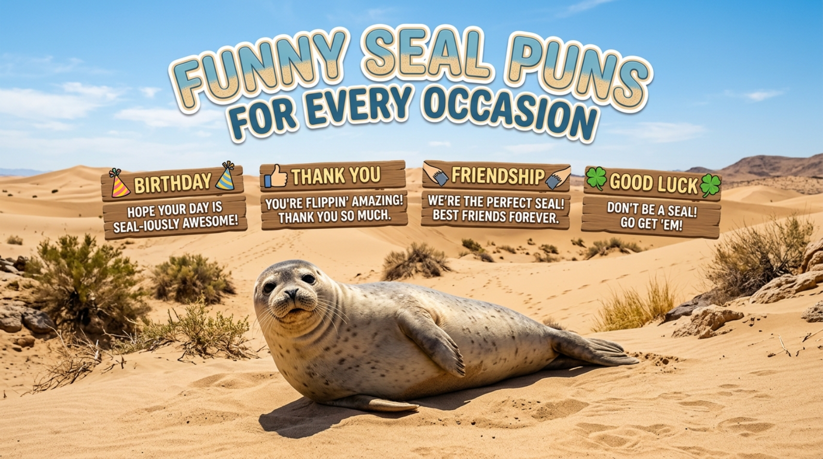 Funny Seal Puns for Every Occasion