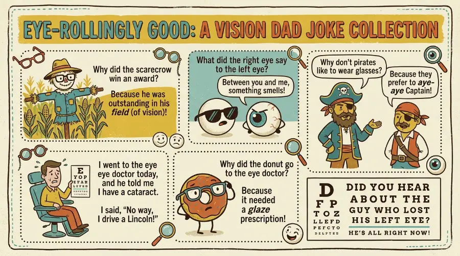 Vision related dad joke collection