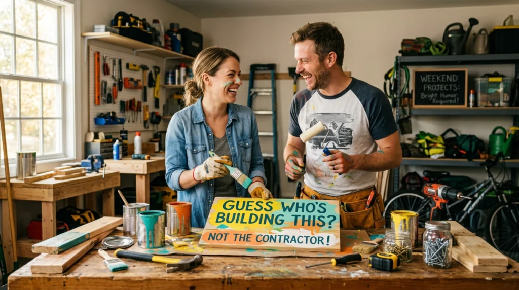 Weekend Projects With Bright Humor