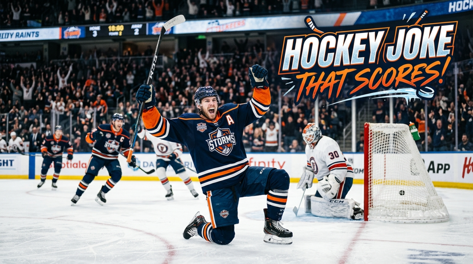 Hockey Joke That Scores.