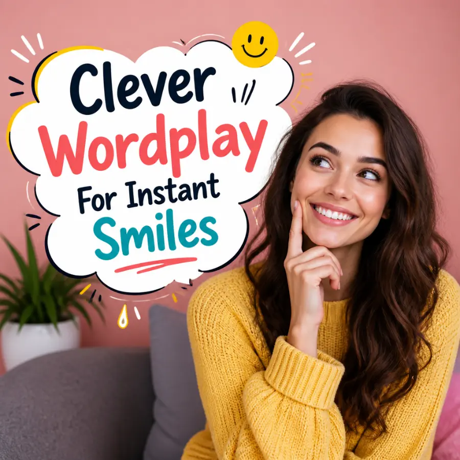 Clever Wordplay For Instant Smiles