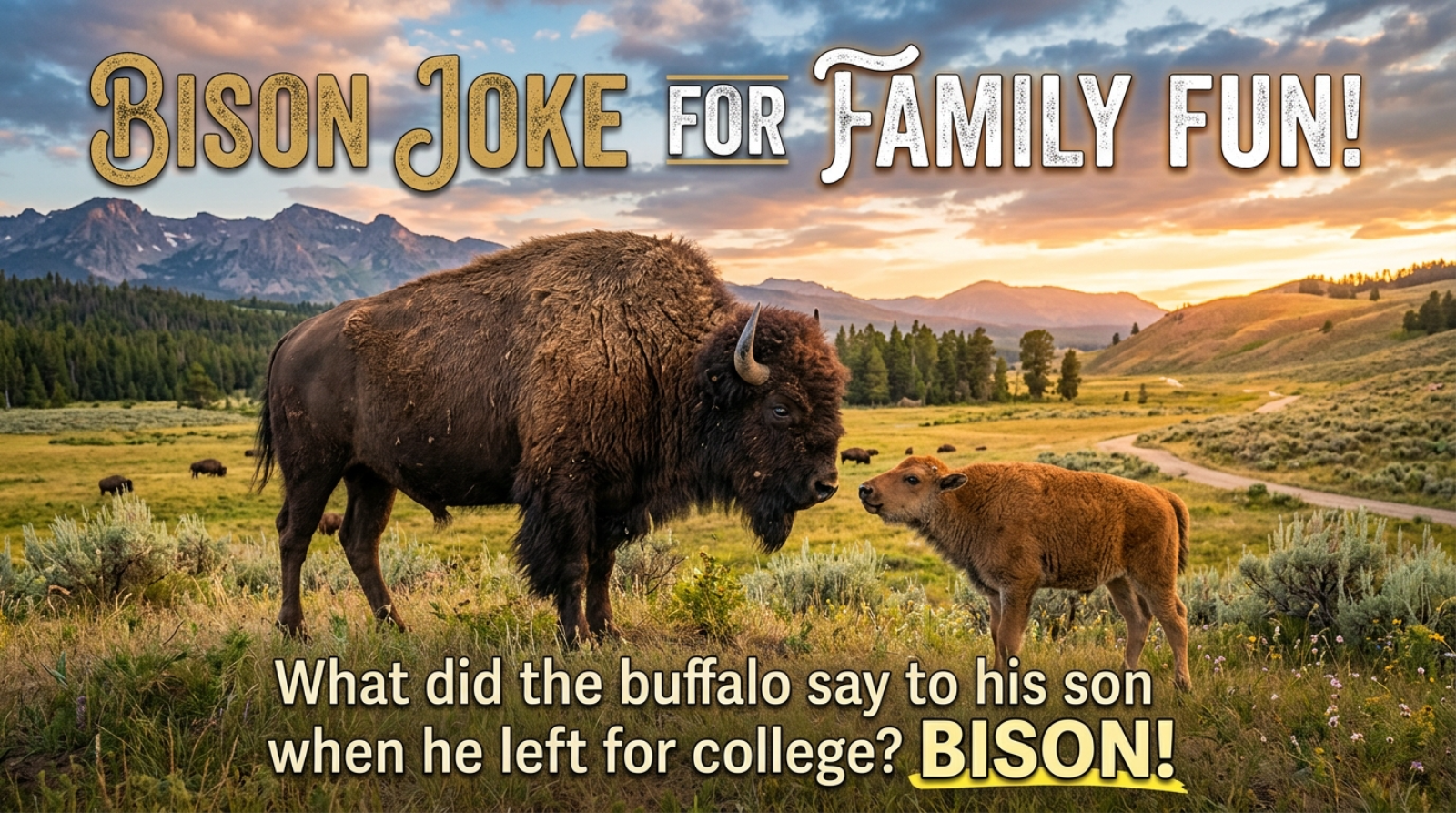 Bison Joke for Family Fun
