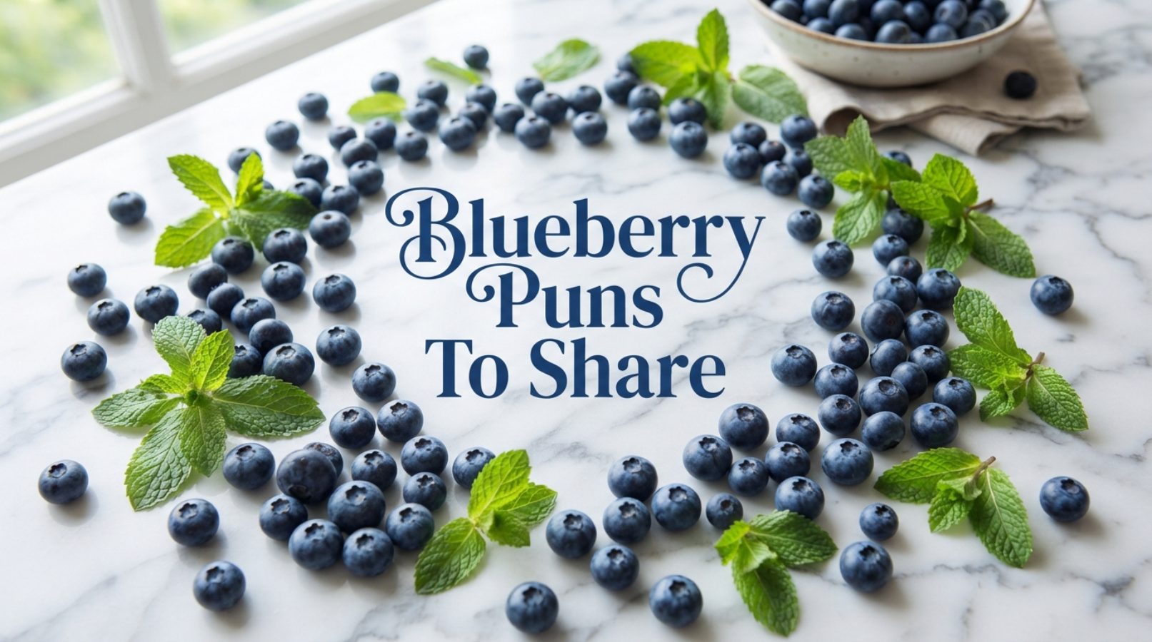 Blueberry Puns To Share