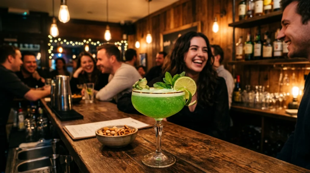 Bar Night Frog Giggles