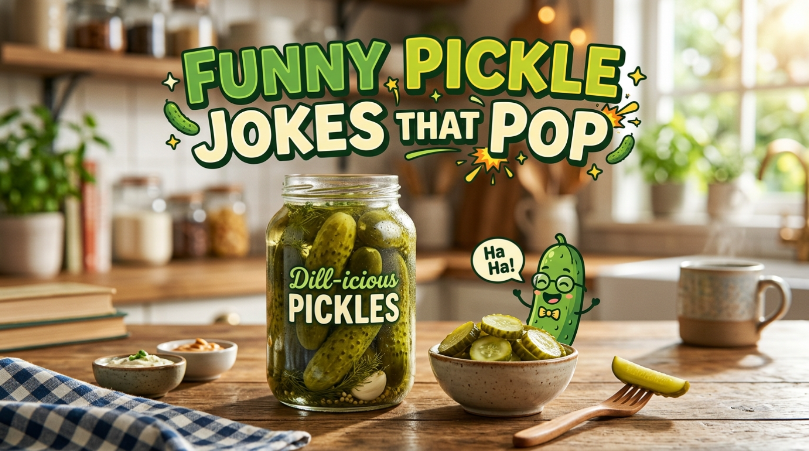 Funny Pickle Jokes That Pop