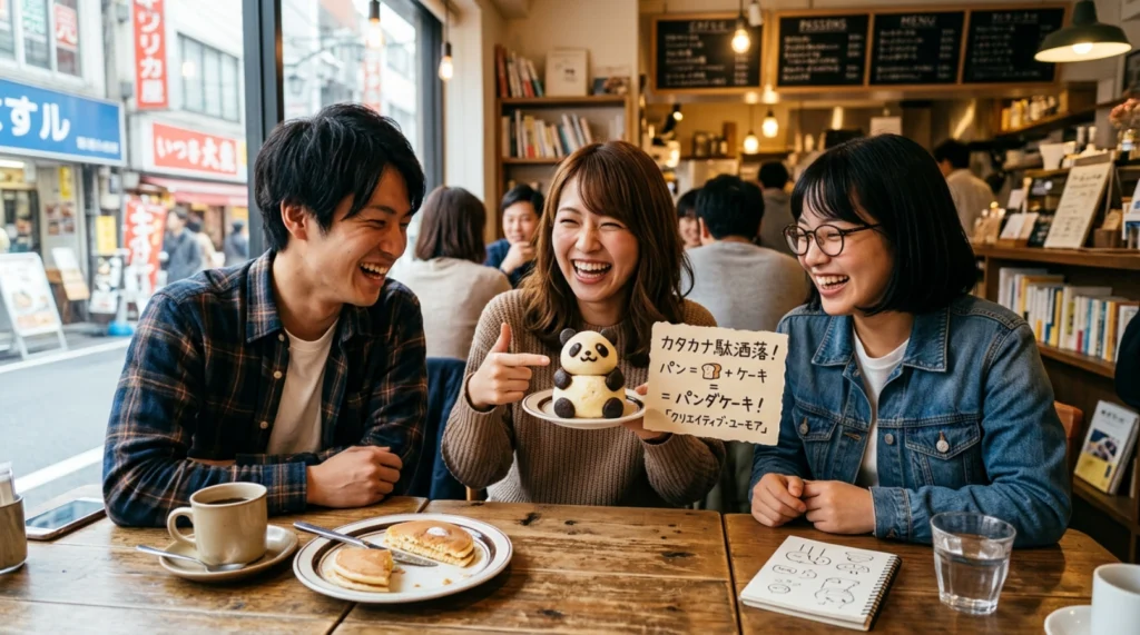 Katakana Japanese Language Puns With Creative Humor