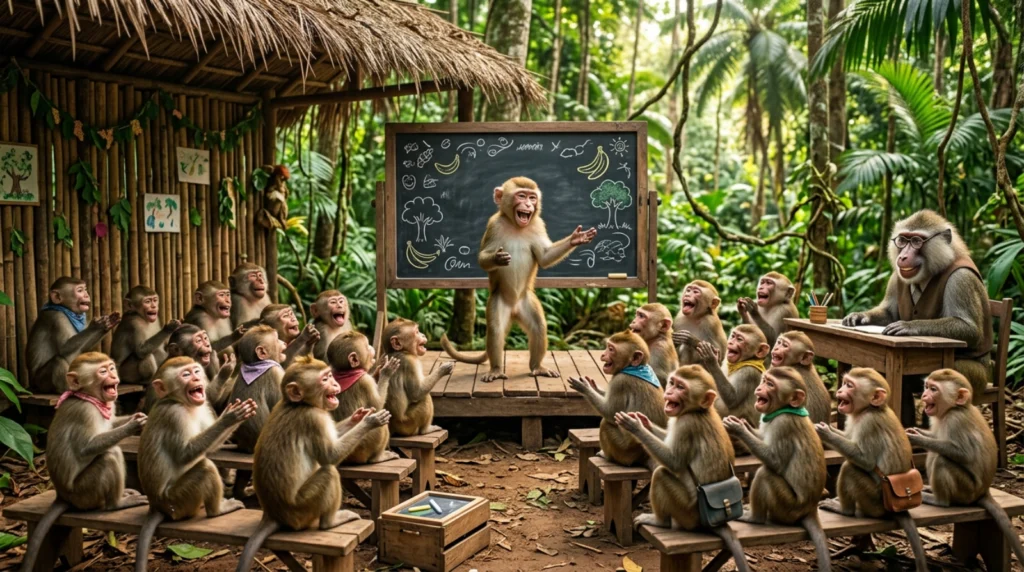Monkey School Jokes
