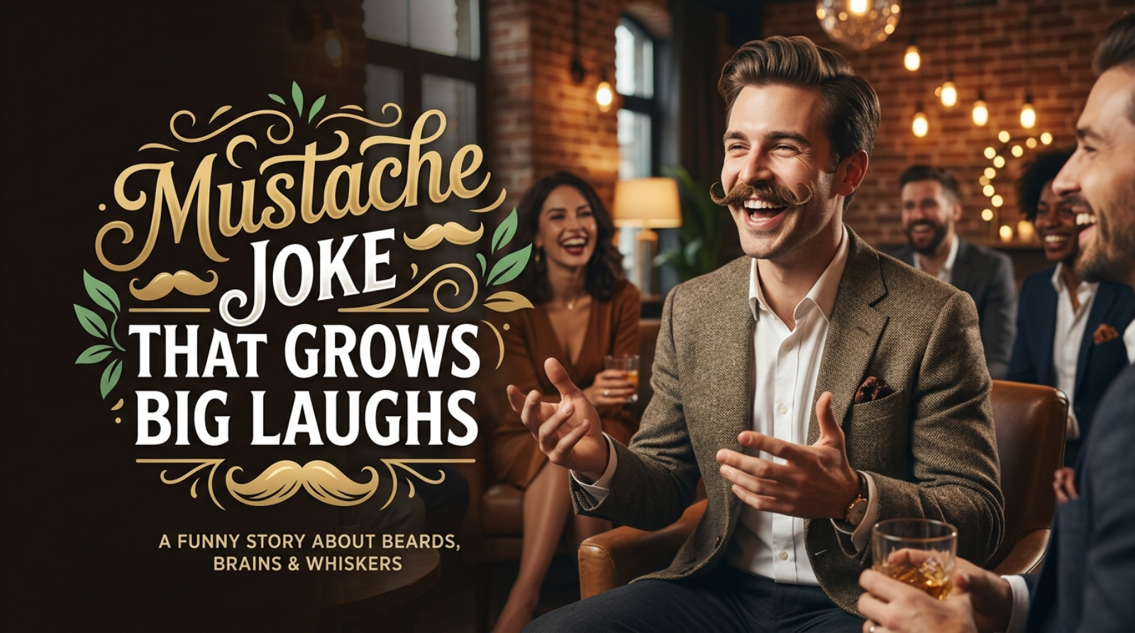 Mustache Joke That Grows Big Laughs