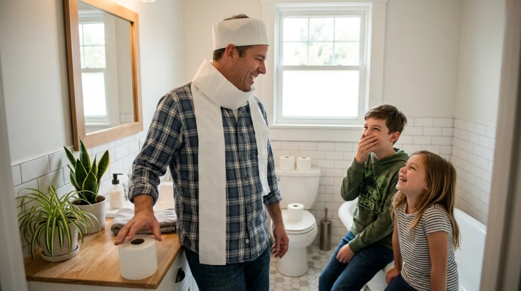 Silly Bathroom Dad Jokes