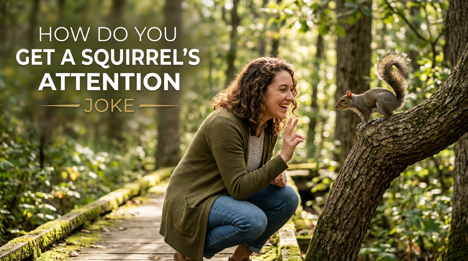 How Do You Get A Squirrels Attention Joke