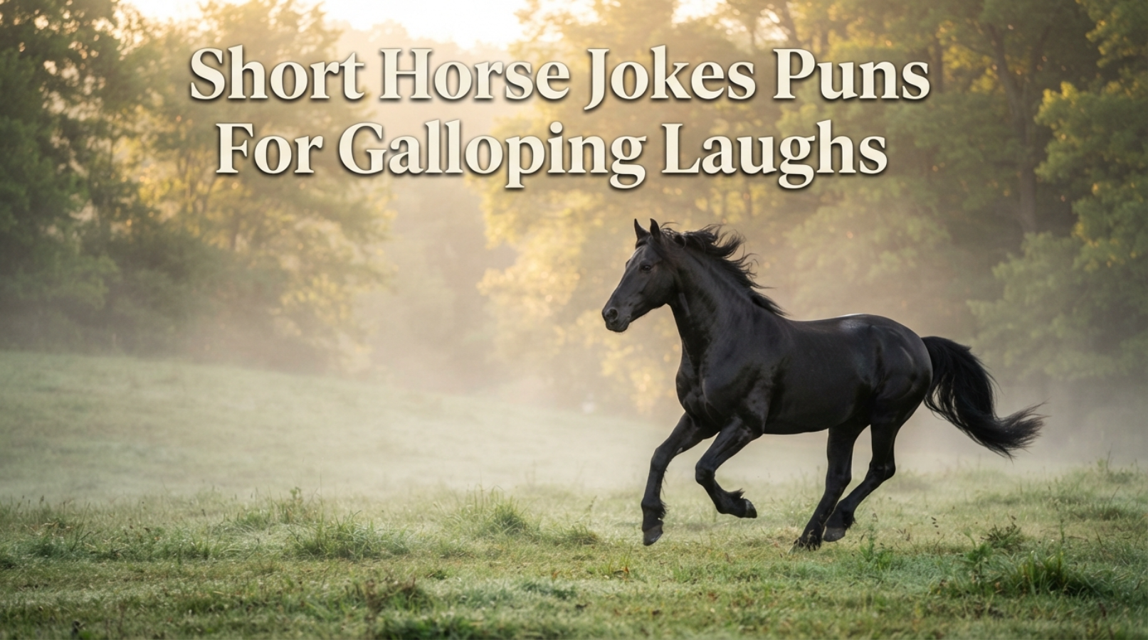 Horse Jokes Puns For Galloping Laughs