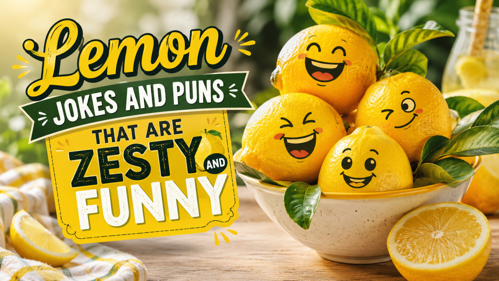 Lemon Jokes and Puns That Are Zesty and Funny