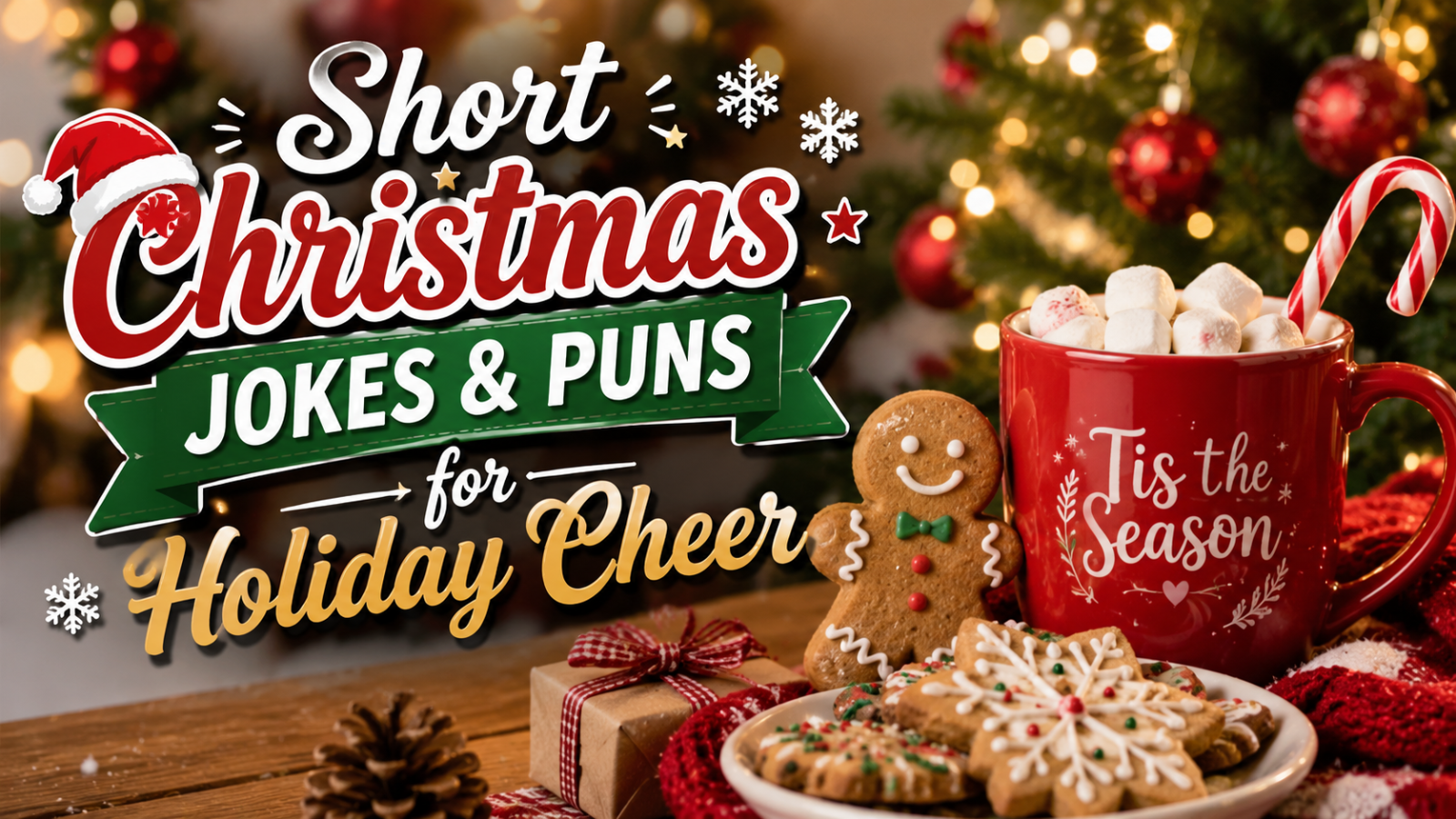 Short christmas jokes puns for holiday cheer