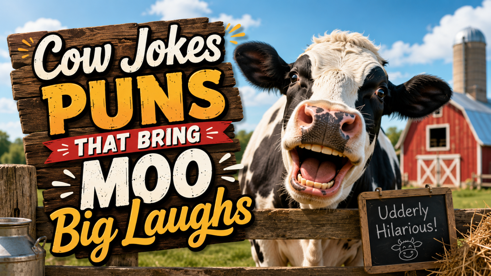 Cow Jokes Puns That Bring Moo Big Laughs