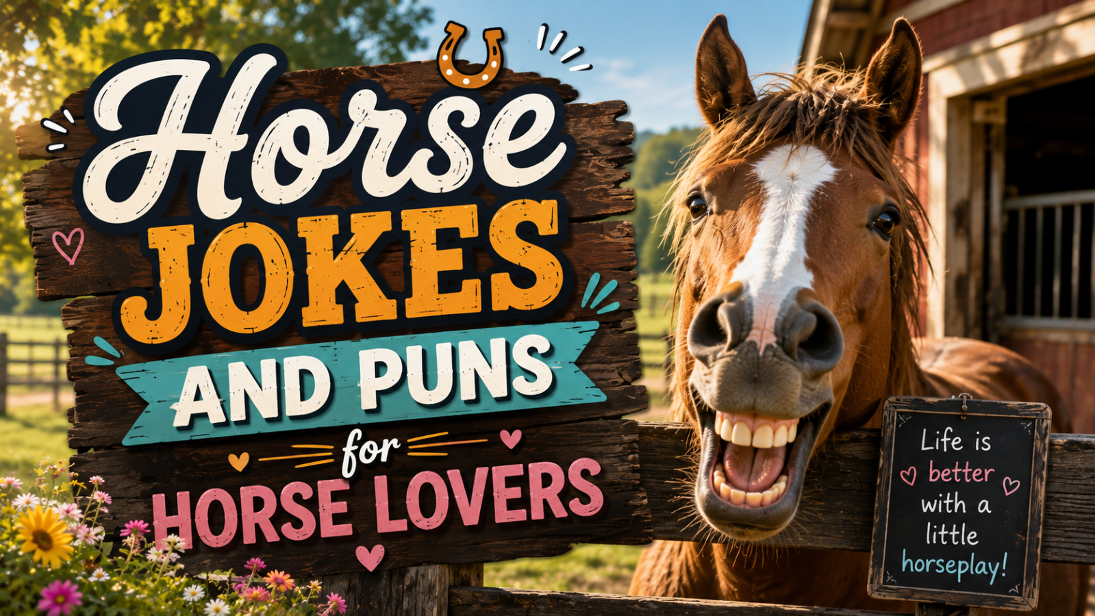Horse Jokes and Puns for Horse Lovers