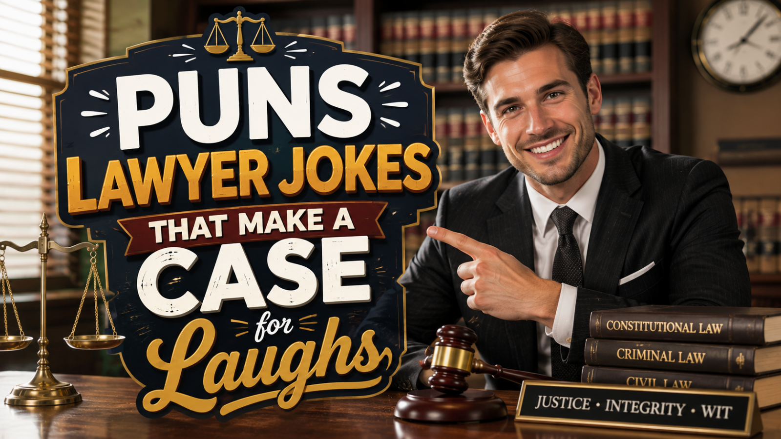 Puns Lawyer Jokes That Make a Case for Laughs