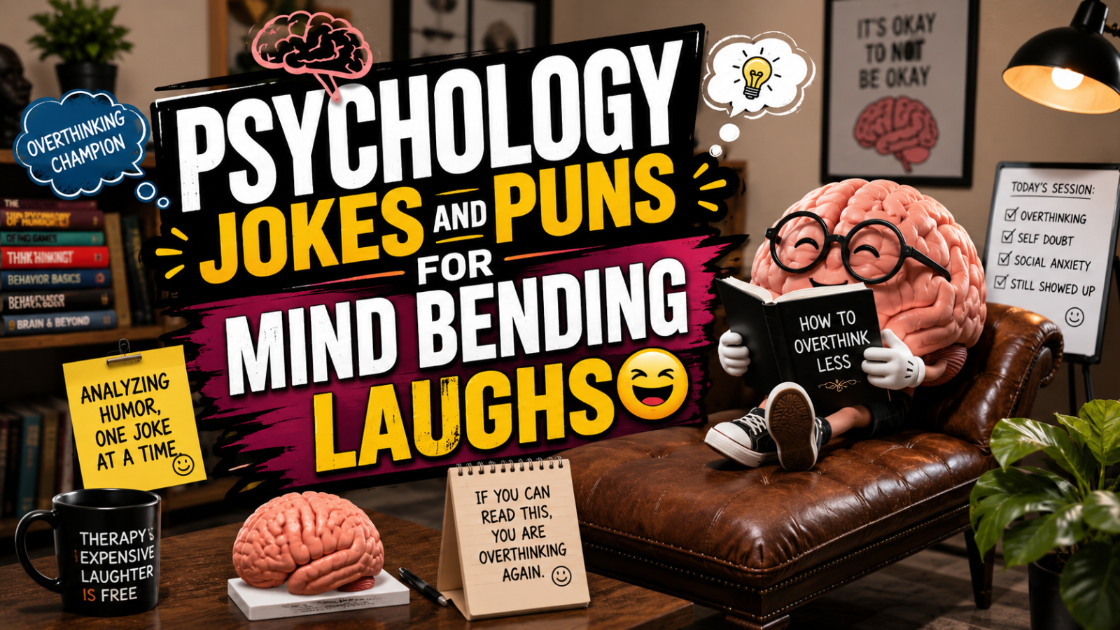Psychology Jokes and Puns for Mind Bending Laugh