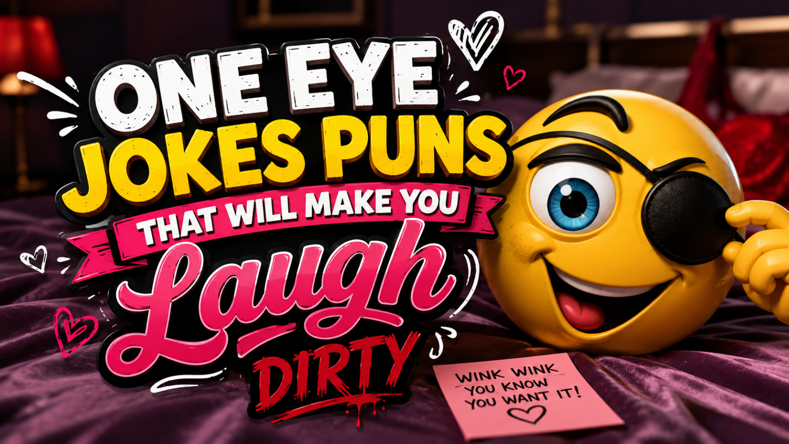 One Eye Jokes Puns That Will Make You Laugh Dirty