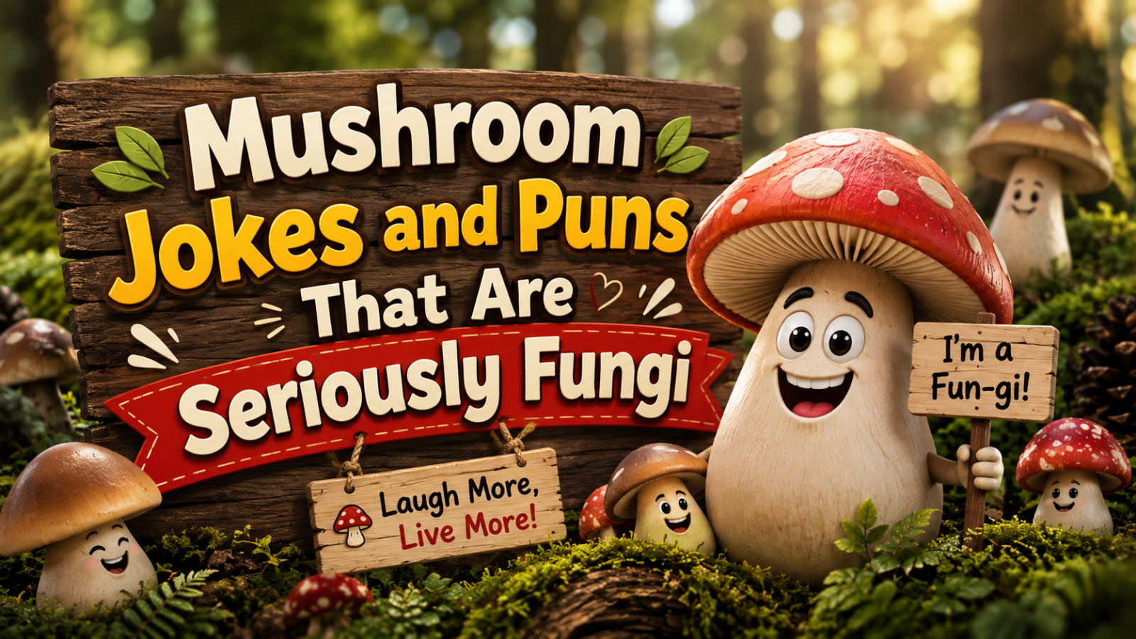 Mushroom Jokes and Puns That Are Seriously Fungi