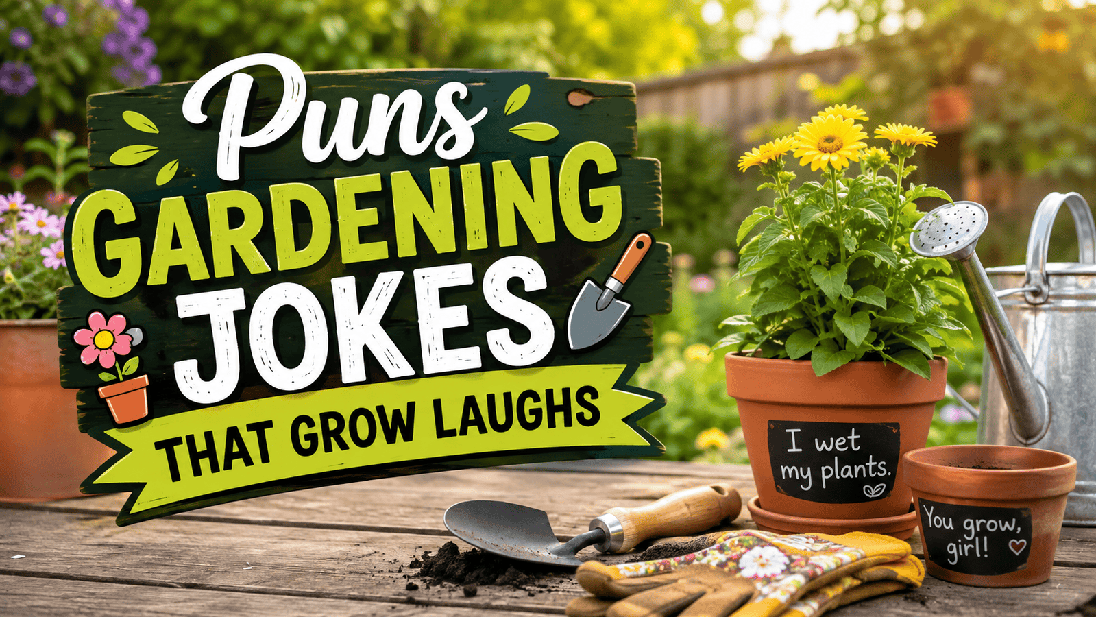 Puns Gardening Jokes That Grow Laughs