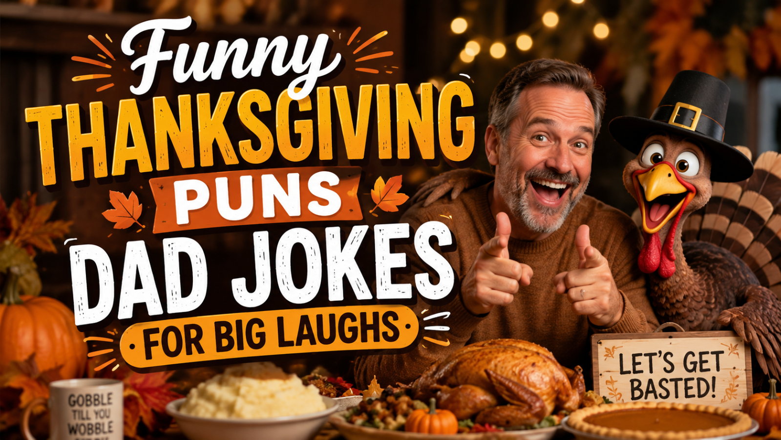 Funny Thanksgiving Puns Dad Jokes for Big Laughs
