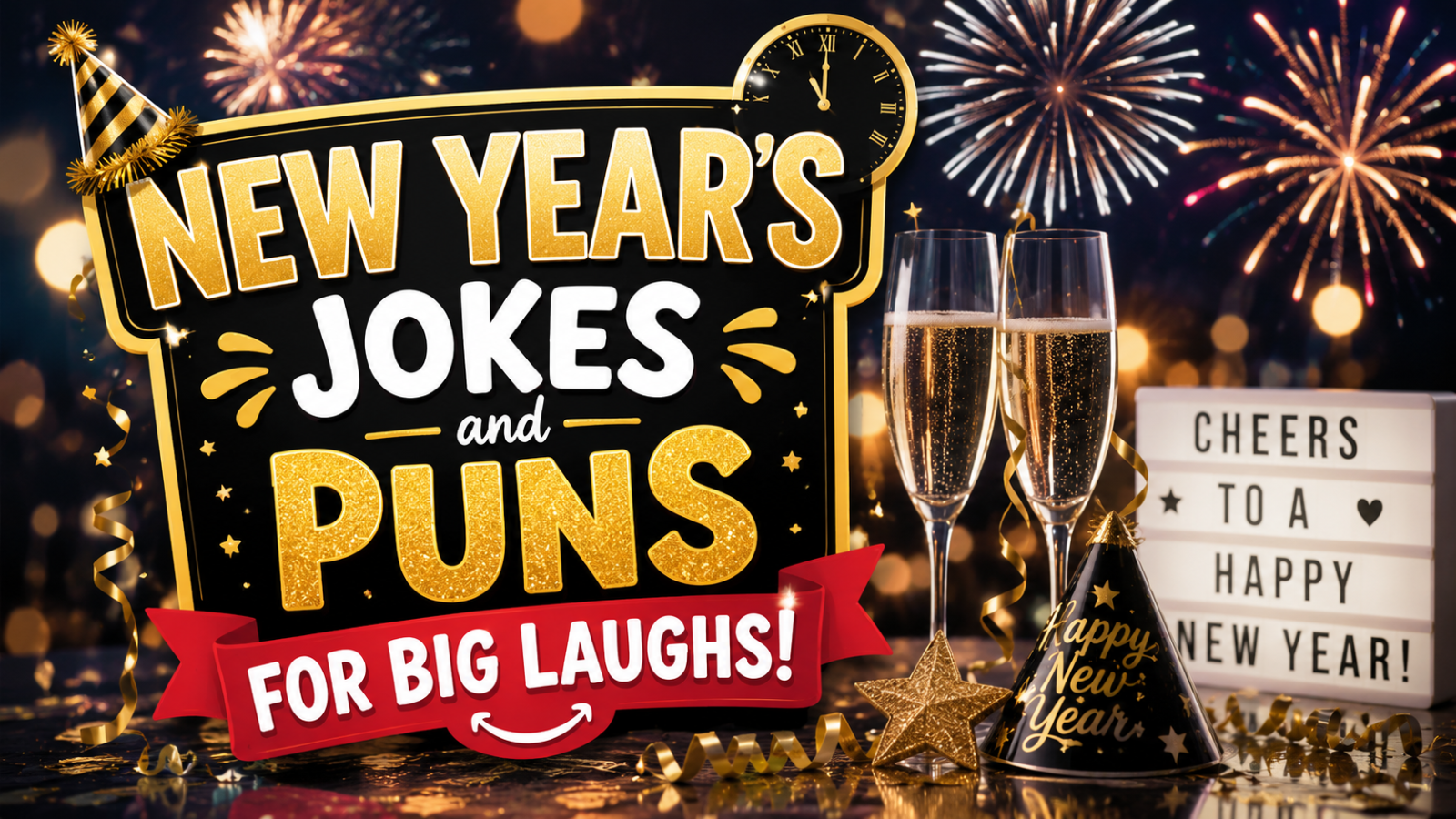 New Year's Jokes and Puns for Big Laughs