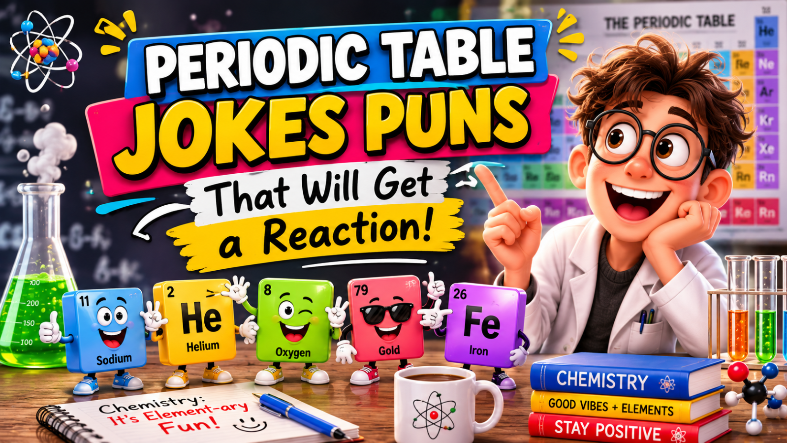 Periodic Table Jokes Puns That Will Get a Reaction