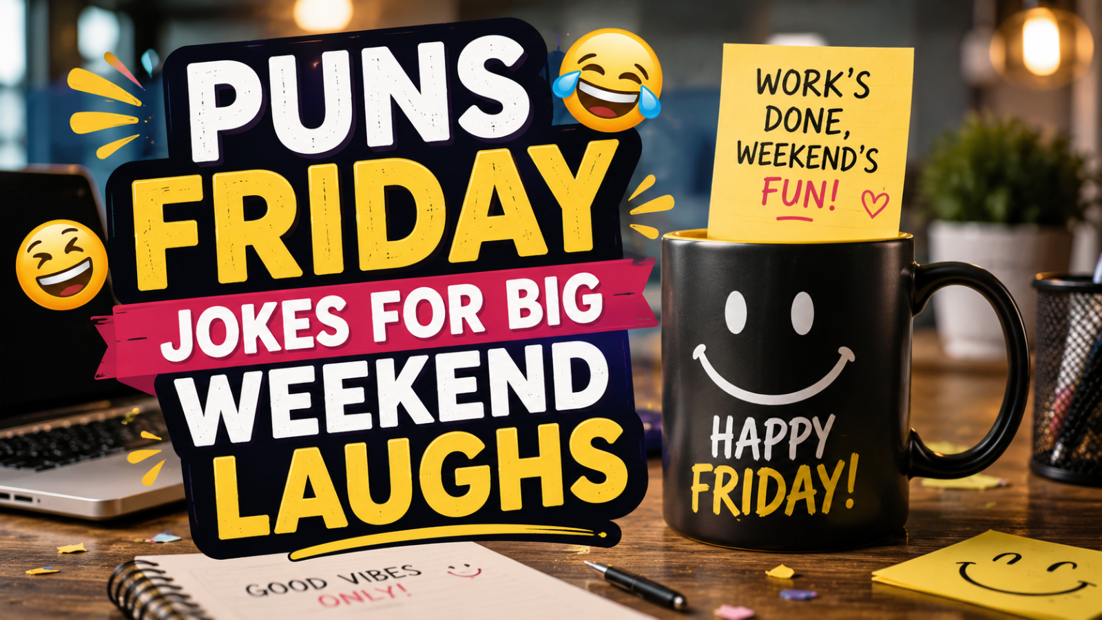 Puns Friday Jokes for Big Weekend Laughs
