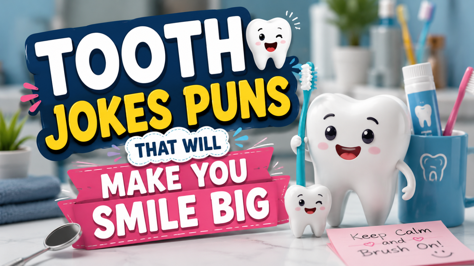 Tooth Jokes Puns That Will Make You Smile Big