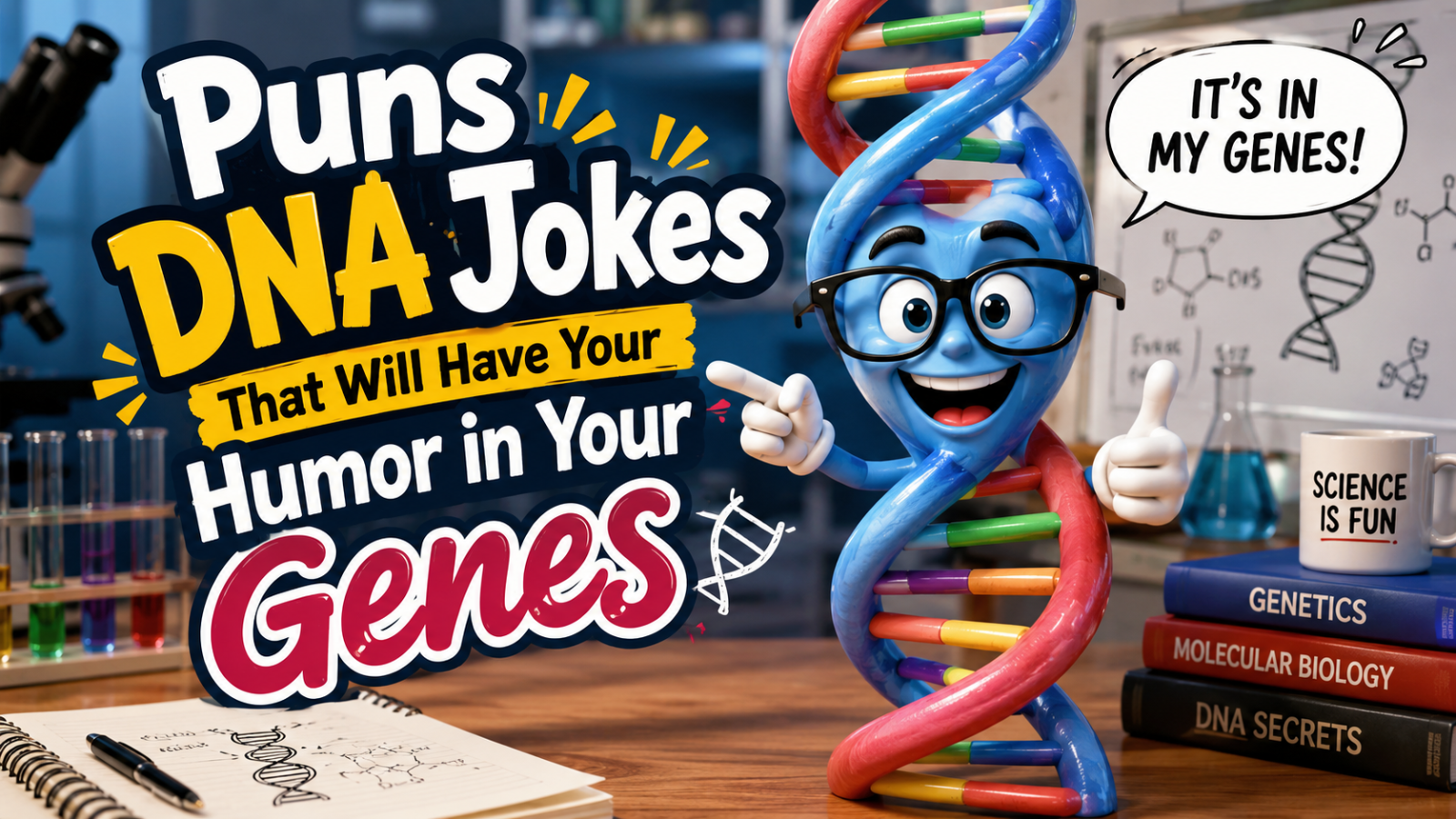 Puns DNA Jokes That Will Have Your Humor in Your Genes
