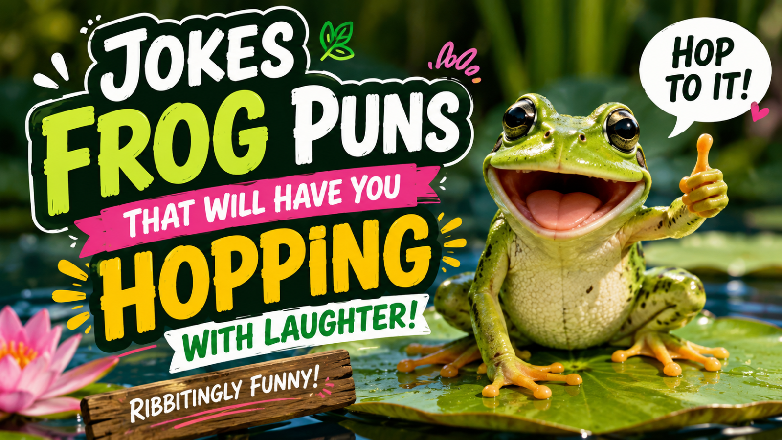 Jokes Frog Puns That Will Have You Hopping With Laughter
