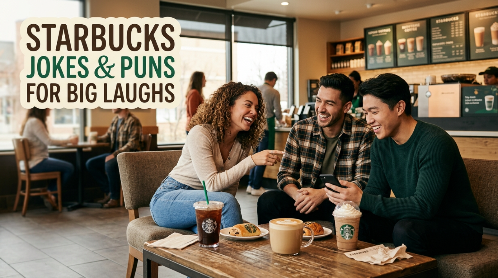 Starbucks Jokes and Puns for Big Laughs