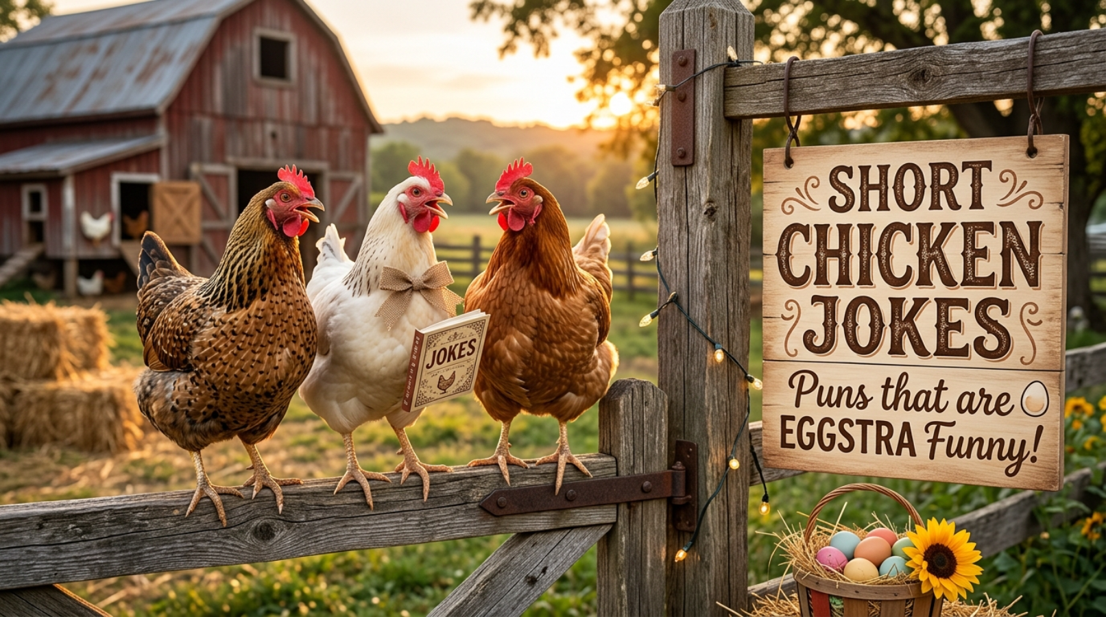 Short chicken jokes puns