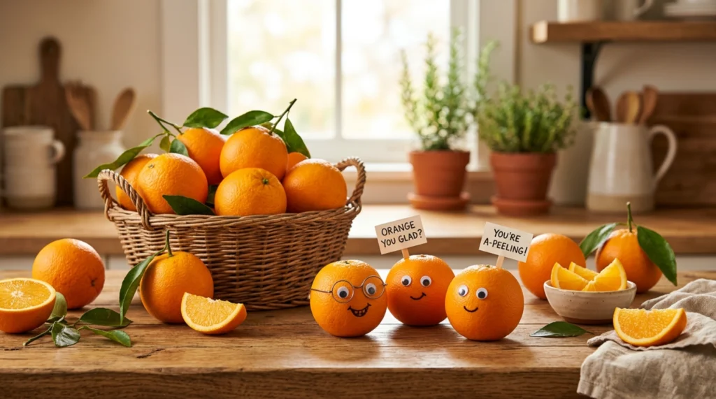 Funny Orange Puns for Big Laughs