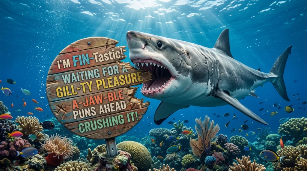 Clever Shark Puns With Big Bite