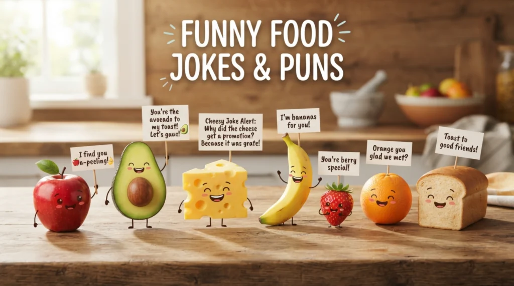 Funny Food Jokes Puns