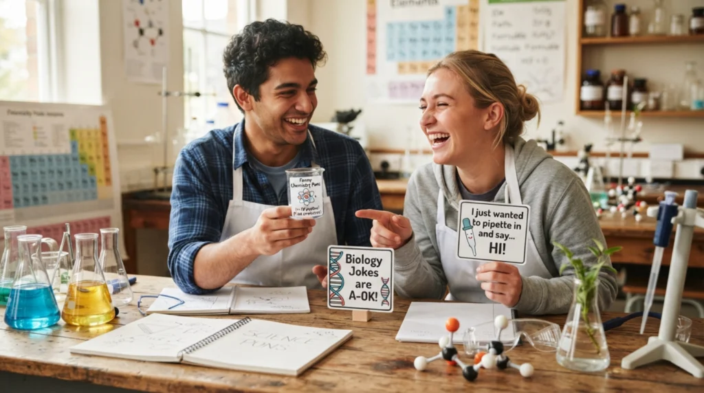 Funny Science Jokes And Puns For Friends