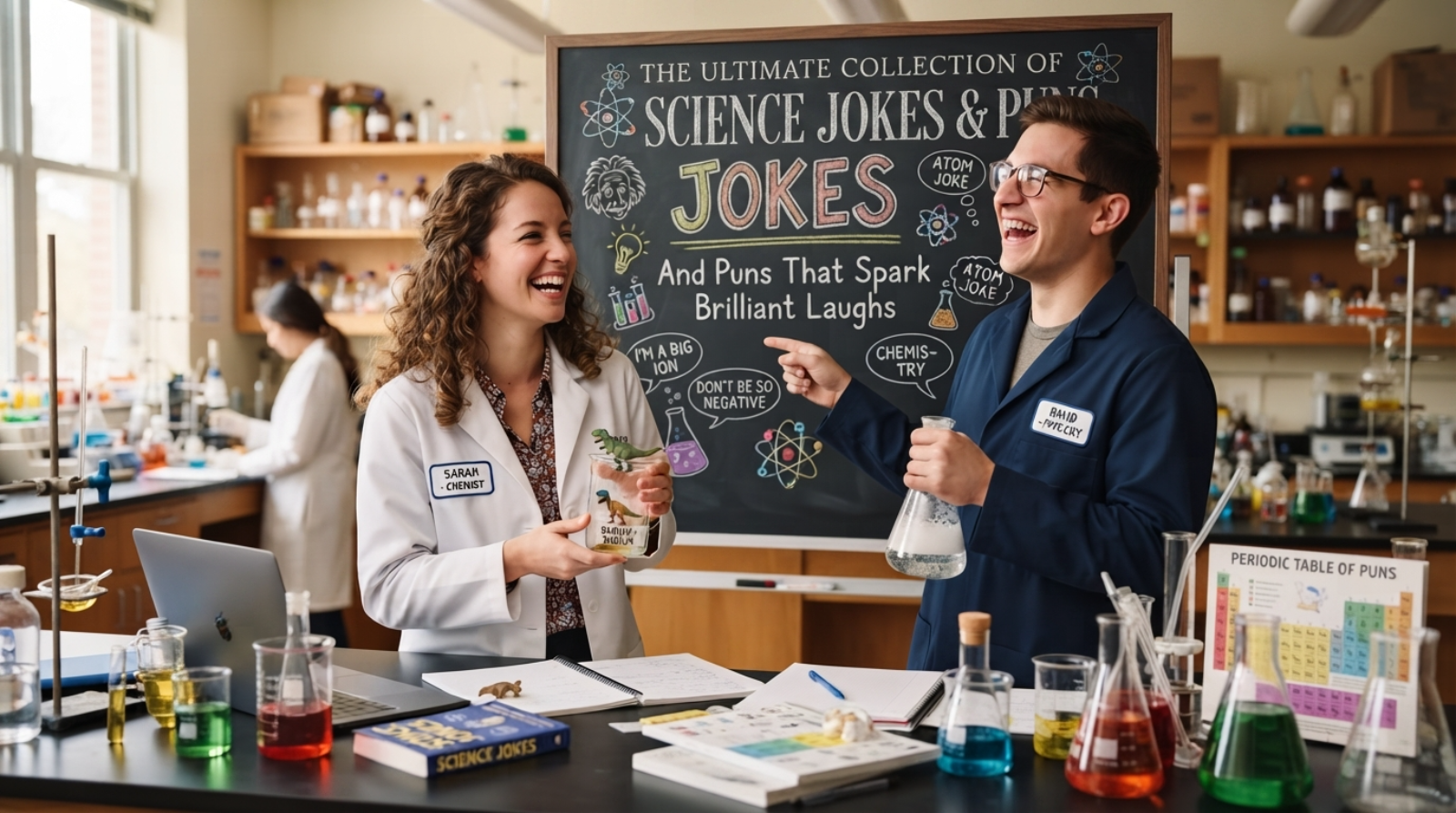 Science Jokes And Puns That Spark Brilliant Laughs