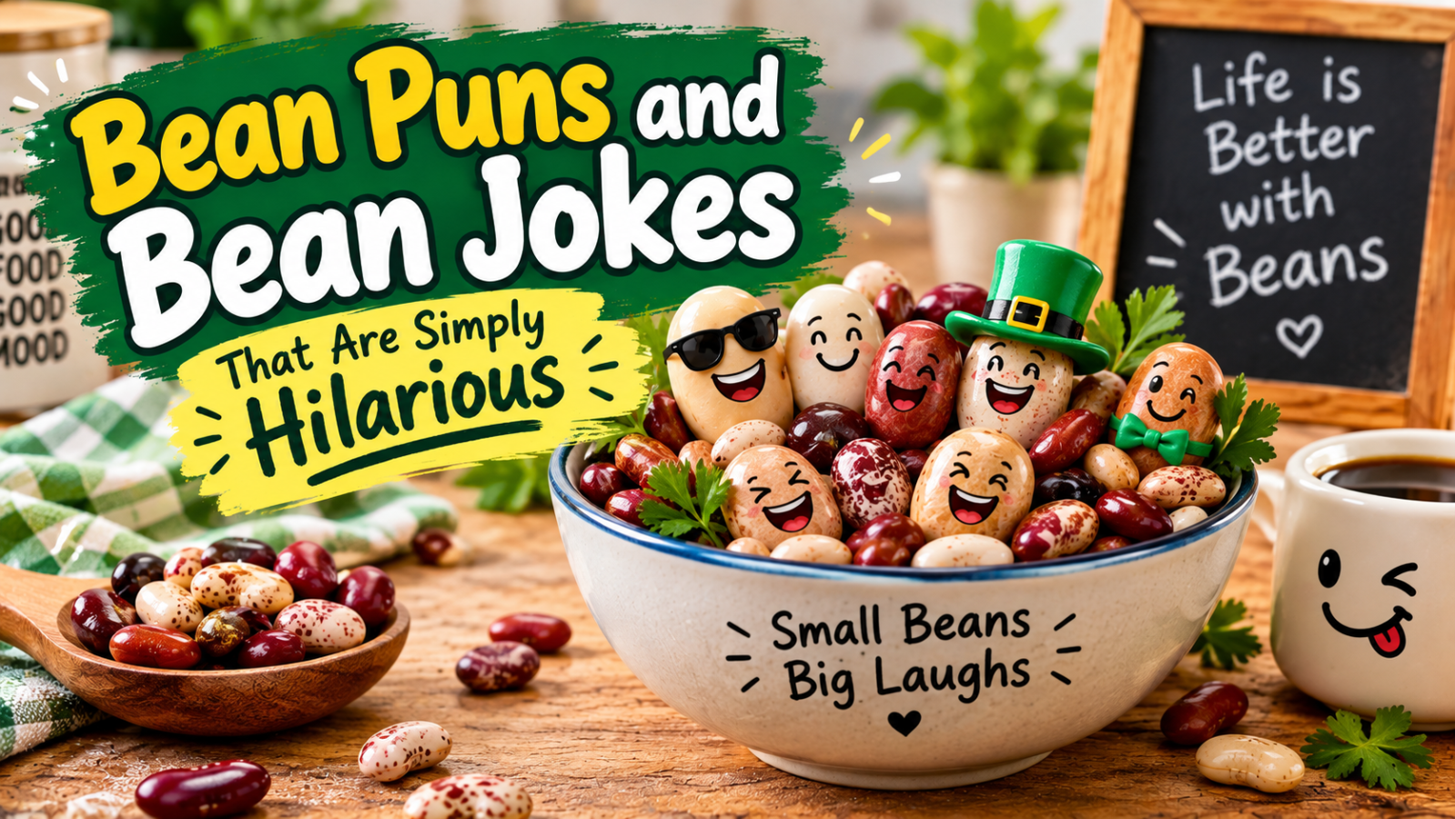 Bean Puns and Bean Jokes That Are Simply Hilarious