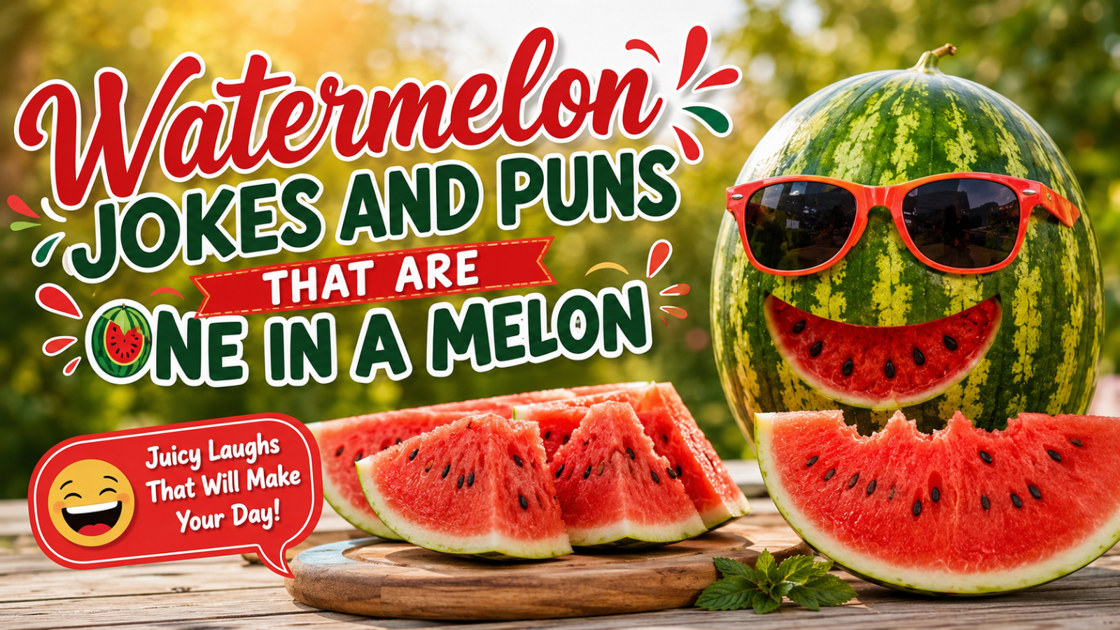 Watermelon Jokes and Puns That Are One in a Melon