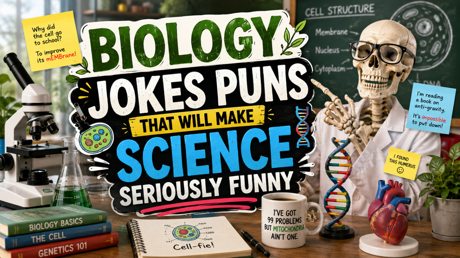 Biology Jokes Puns That Will Make Science Seriously Funny
