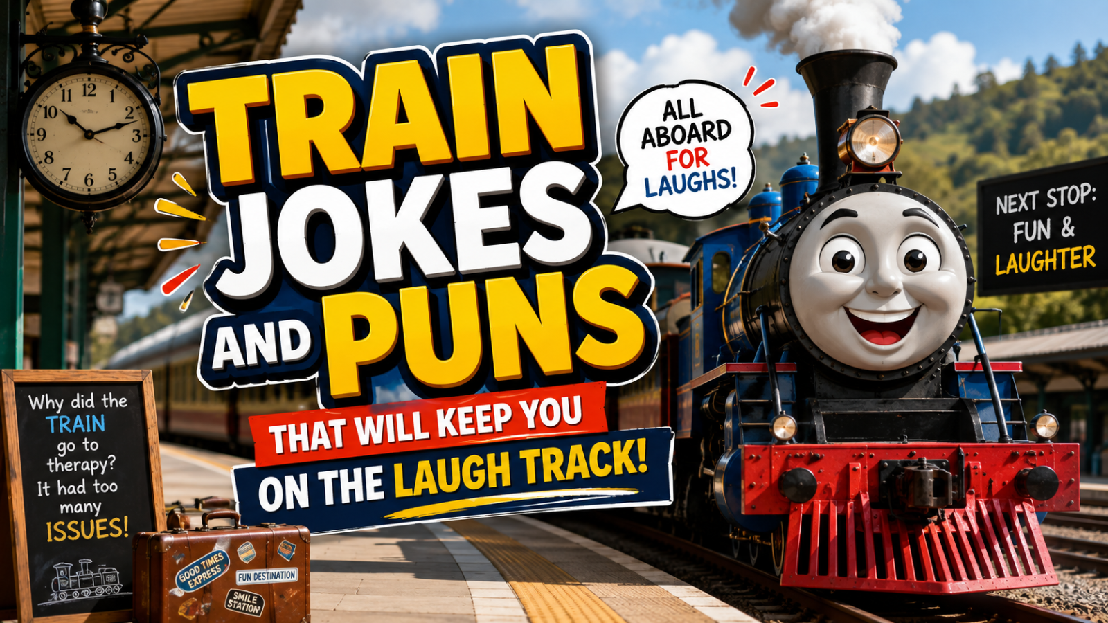 Train Jokes and Puns That Will Keep You on the Laugh Track