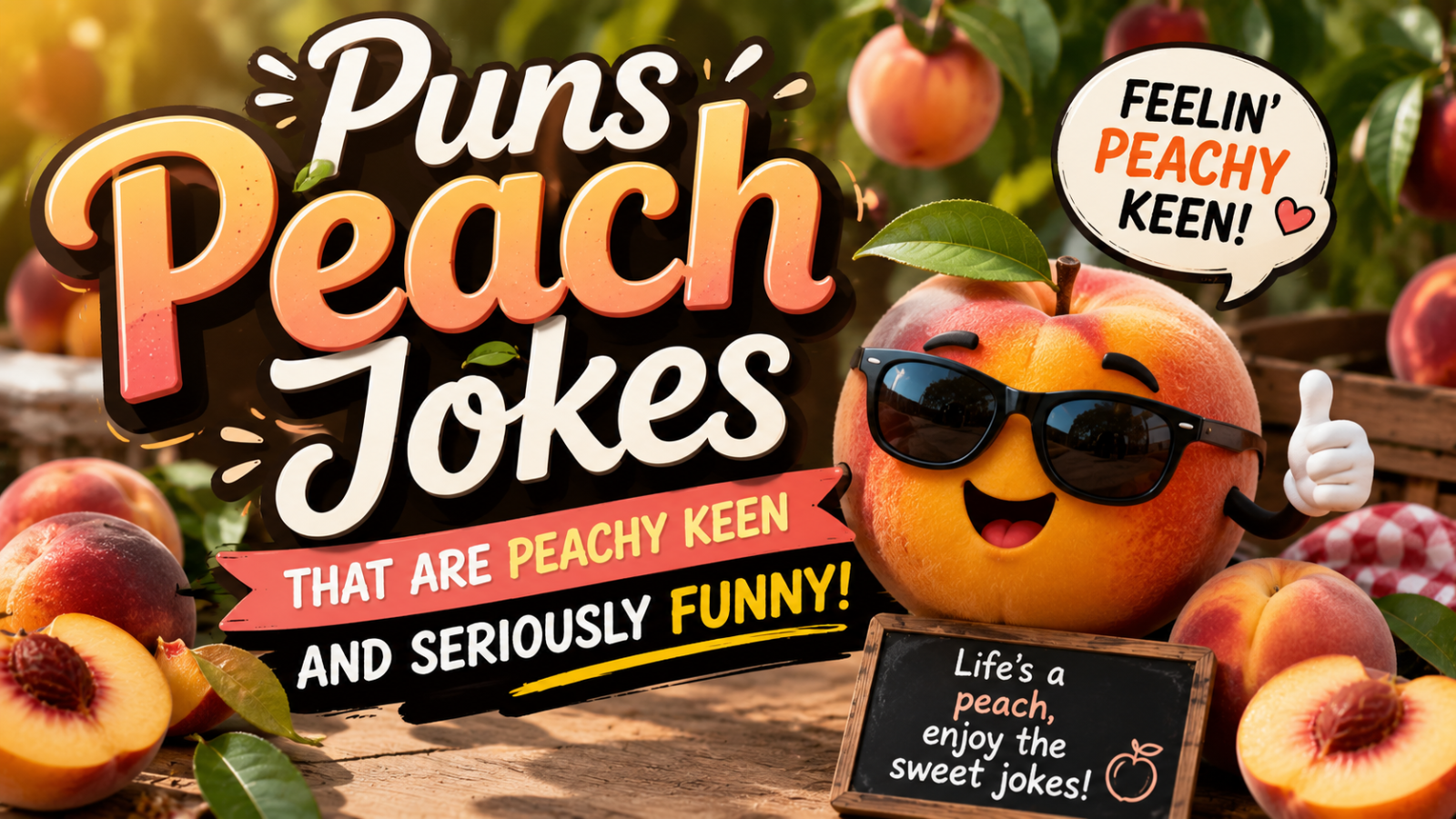 Puns Peach Jokes That Are Peachy Keen and Seriously Funny